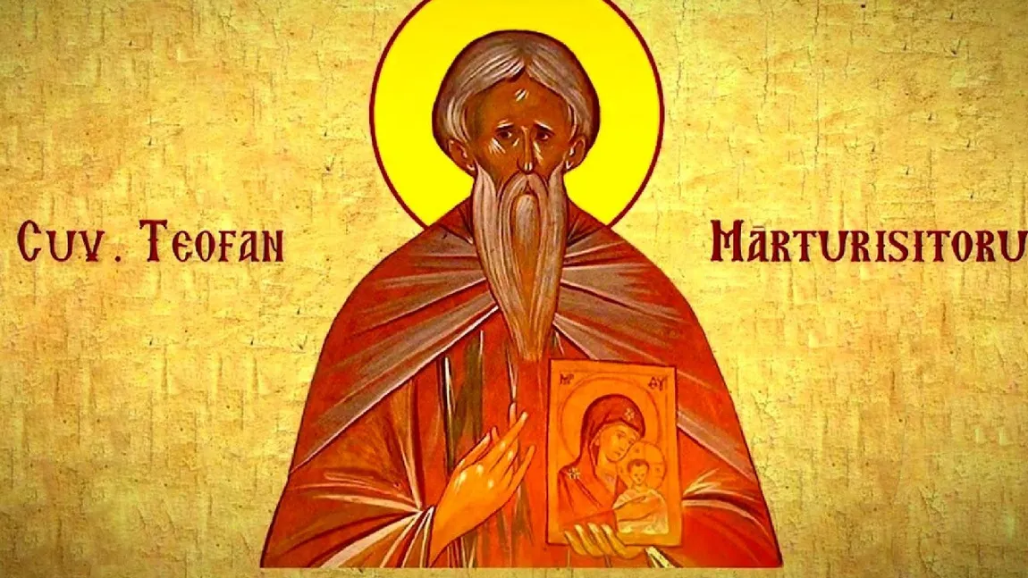 Calendar ortodox 12 martie 2023. Sfântul Teofan Mărturisitorul, mare tămăduitor şi făcător de minuni, vindecă tulburările psihice
