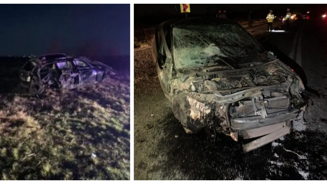 Accident cu doi morţi şi trei răniţi provocat de un tânăr de 18 ani care s-a urcat beat la volan