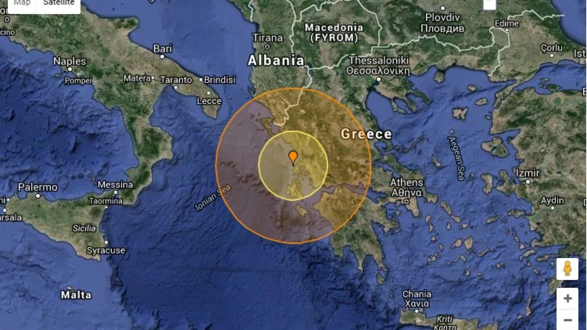 Cutremur de 6,3 grade în Grecia. S-a simţit puternic la Atena UPDATE