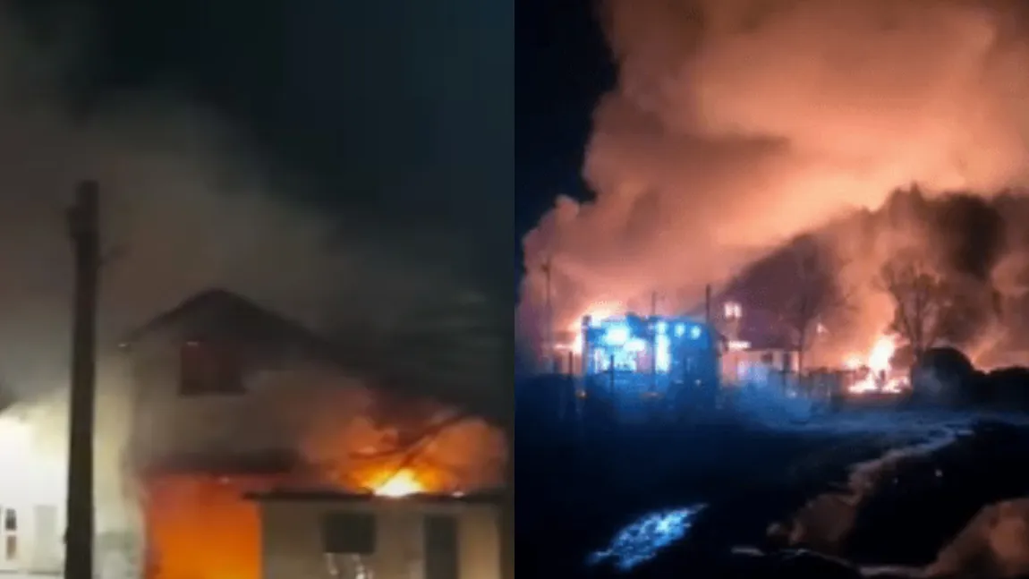 Incendiu puternic la o societate comercială din Ploiești! Două persoane au suferit arsuri de gradul 3 și 4