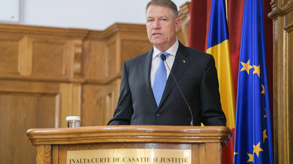 Klaus Iohannis, la prezentarea raportului de activitate al ÎCCJ pe 2020: Reanalizarea Legilor Justiţiei nu mai poate fi amânată