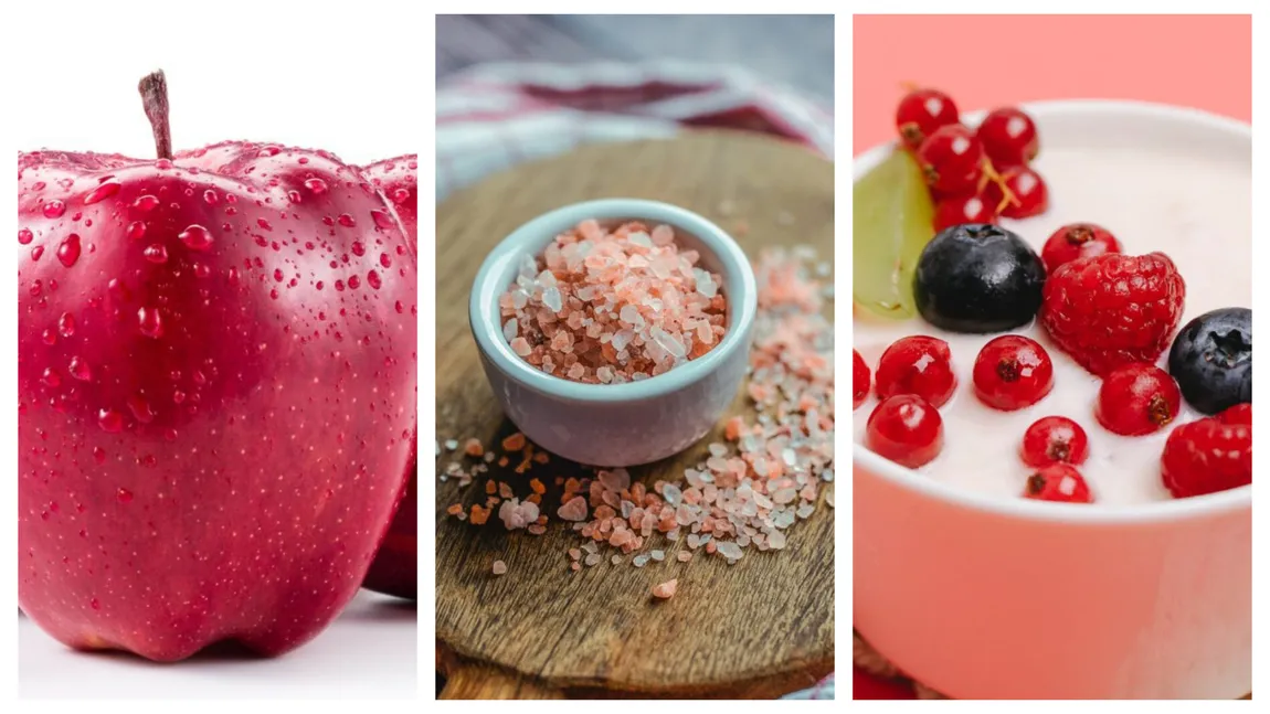 Leacuri din cămară: 6 beneficii ale merelor, de ce e bun iaurtul şi care sunt cele mai bune tipuri de sare