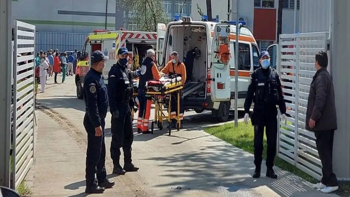 INCENDIU la spitalul din Slatina! Flăcările au izbucnit la Secţia de Psihiatrie. Șase pacienți intoxicați
