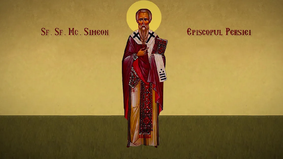 Calendar ortodox 17 aprilie 2021. Sfântul Simeon, episcopul Persiei. Rugăciune puternică pentru liniştirea sufletului