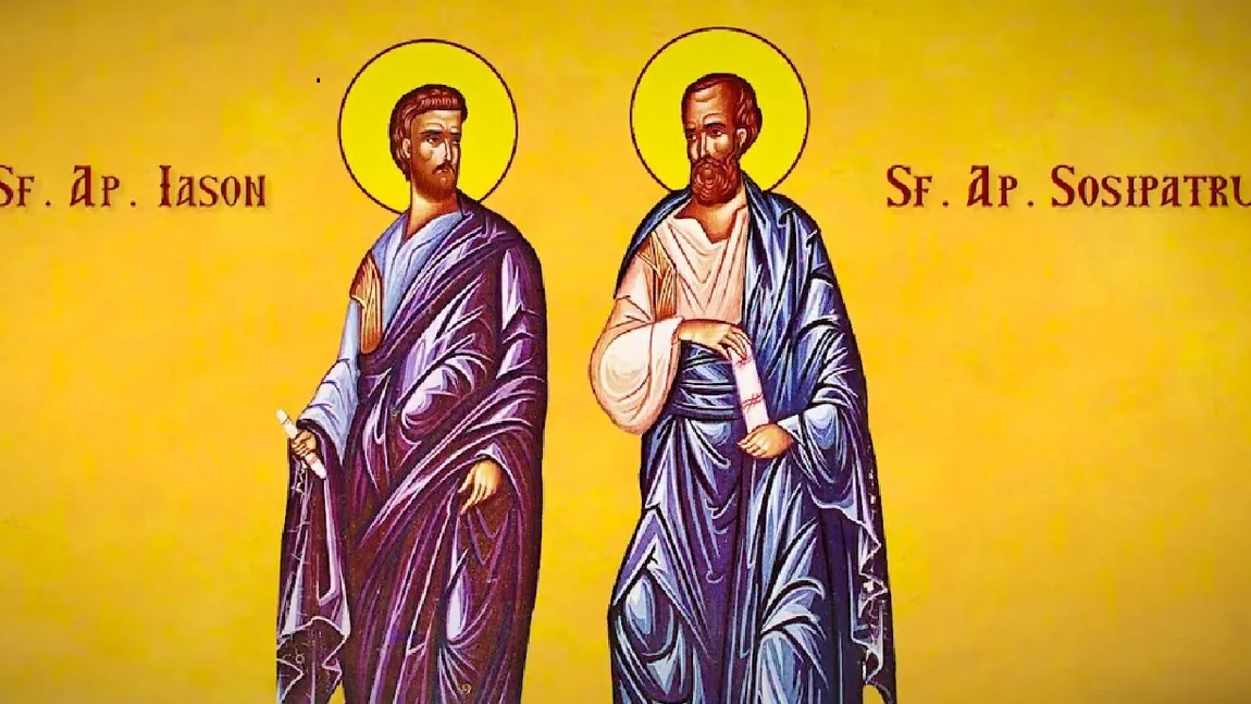 Calendar ortodox 28 aprilie 2023. Cruce neagră. Sfinţii Apostoli Iason şi Sosipatru, făcători de minuni. Rugăciune tămăduitoare pentru neputinţe