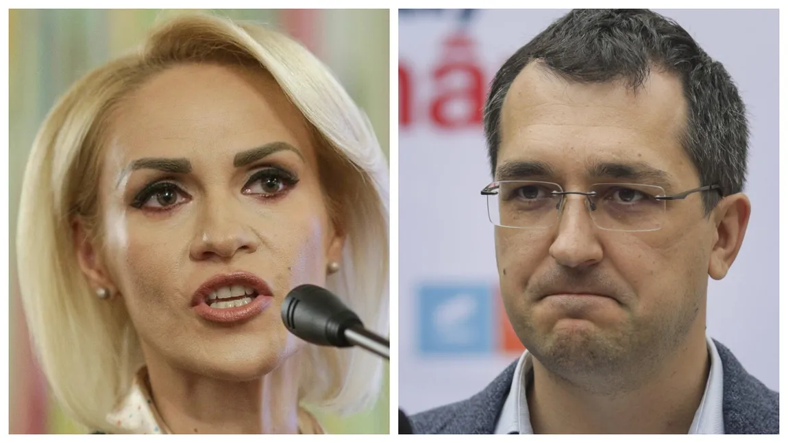 Gabriela Firea îi persiflează pe Vlad Voiculescu și iubita lui: 