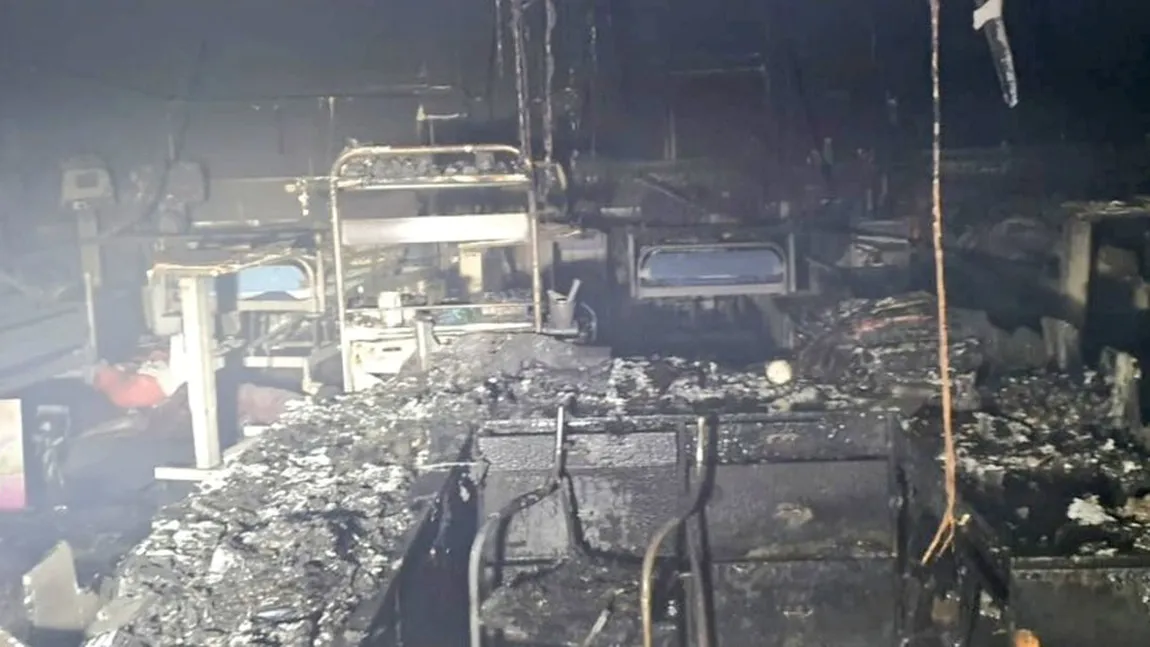 Incendiu devastatator la un spital Covid, 13 pacienţi aflaţi la ATI au murit carbonizaţi