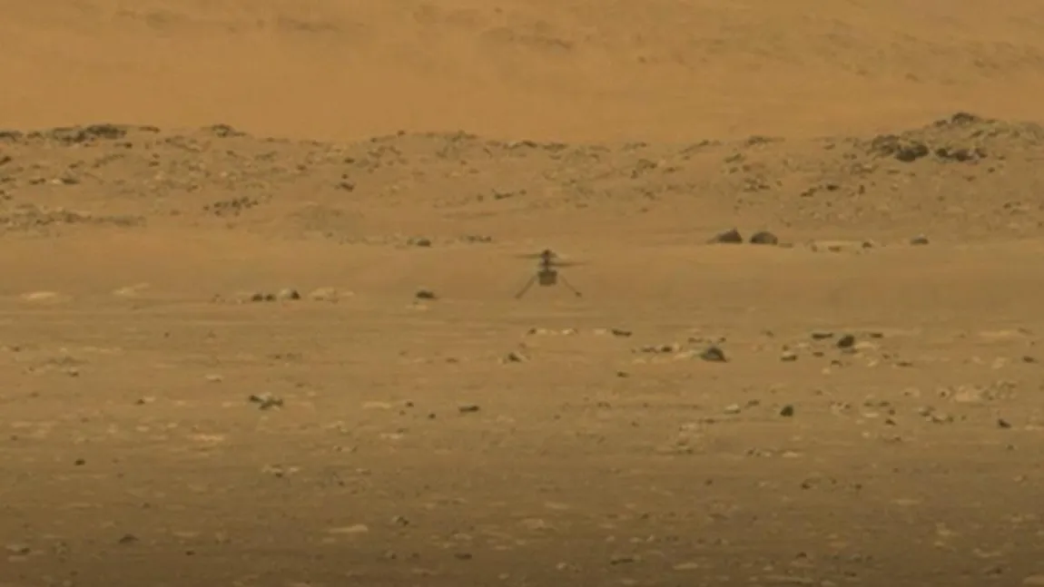 Mini-elicopterul Ingenuity, primul zbor pe Marte. Cântăreşte 1,8 kilograme