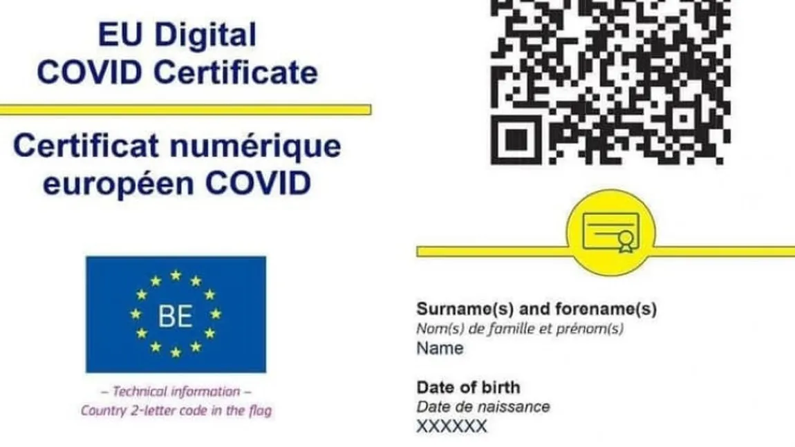 Certificatul digital pentru Covid-19 va fi operaţional în România de la 1 iulie