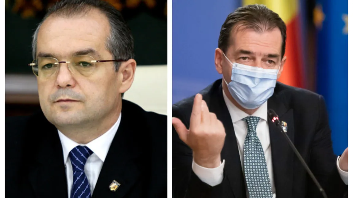 Emil Boc îl atacă pe Ludovic Orban: Benzina domniei sale se apropie de sfârşit