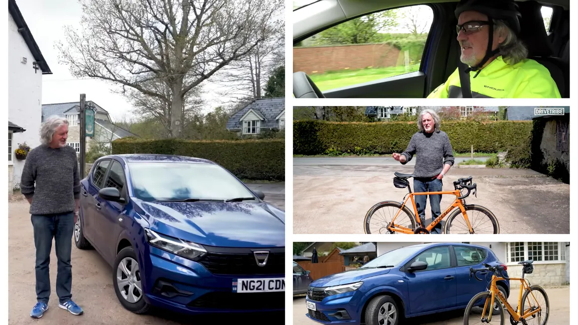 Dacia Sandero vs bicicletă. James May a decis care e mai tare VIDEO