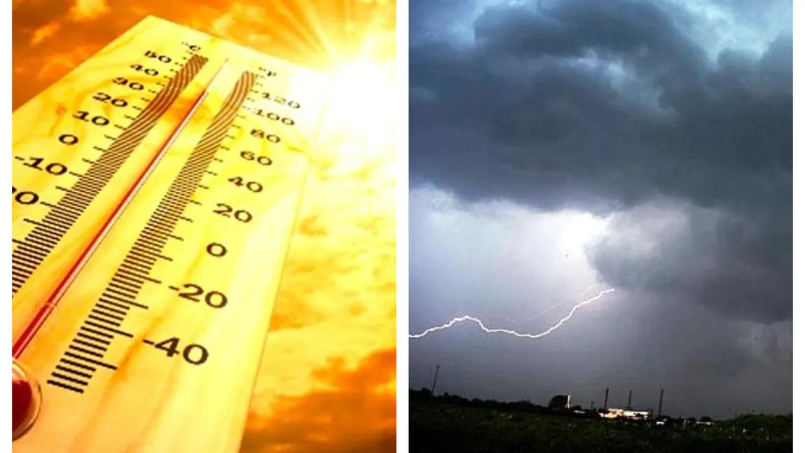 PROGNOZA METEO 28 IUNIE. Vreme caniculară şi furtuni în următoarele zile