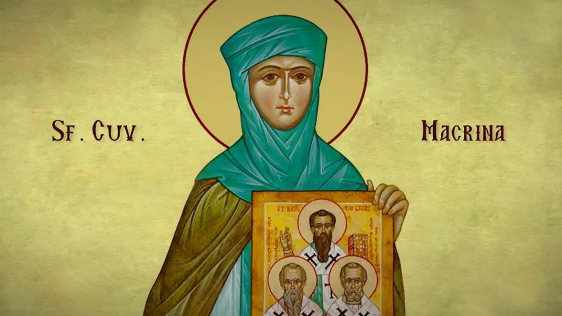 Calendar ortodox 19 iulie 2023. Sfânta Macrina, ocrotitoarea femeilor credincioase şi a copiilor. Rugăciune puternică pentru dobândire de prunci și pentru vindecarea copiilor bolnavi