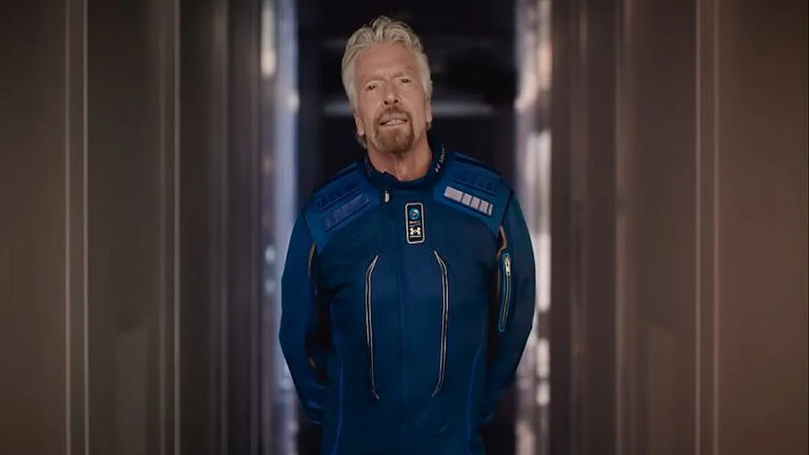 Moment istoric! Miliardarul excentric Richard Branson a zburat în spațiu. Misiunea, un real succes - VIDEO