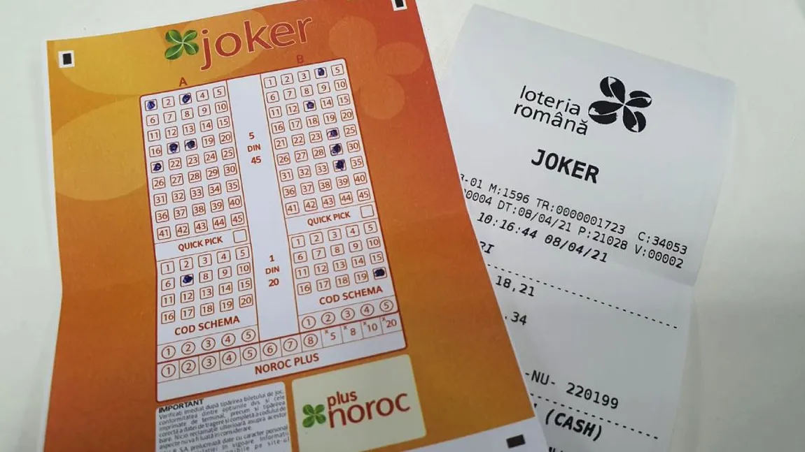 REZULTATE LOTO 25 IULIE 2021. Numere Loto 6/49 şi Joker