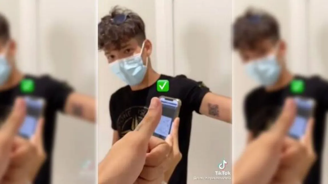 Un italian şi-a tatuat codul QR de la certificatul de vaccinare VIDEO