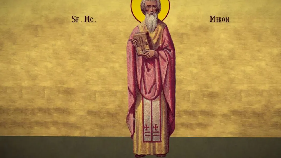 Calendar ortodox 17 august 2022. Sfântul Mucenic Miron, mare făcător de minuni. Cum să i te rogi pentru a dobândi vindecare trupească și sufletească
