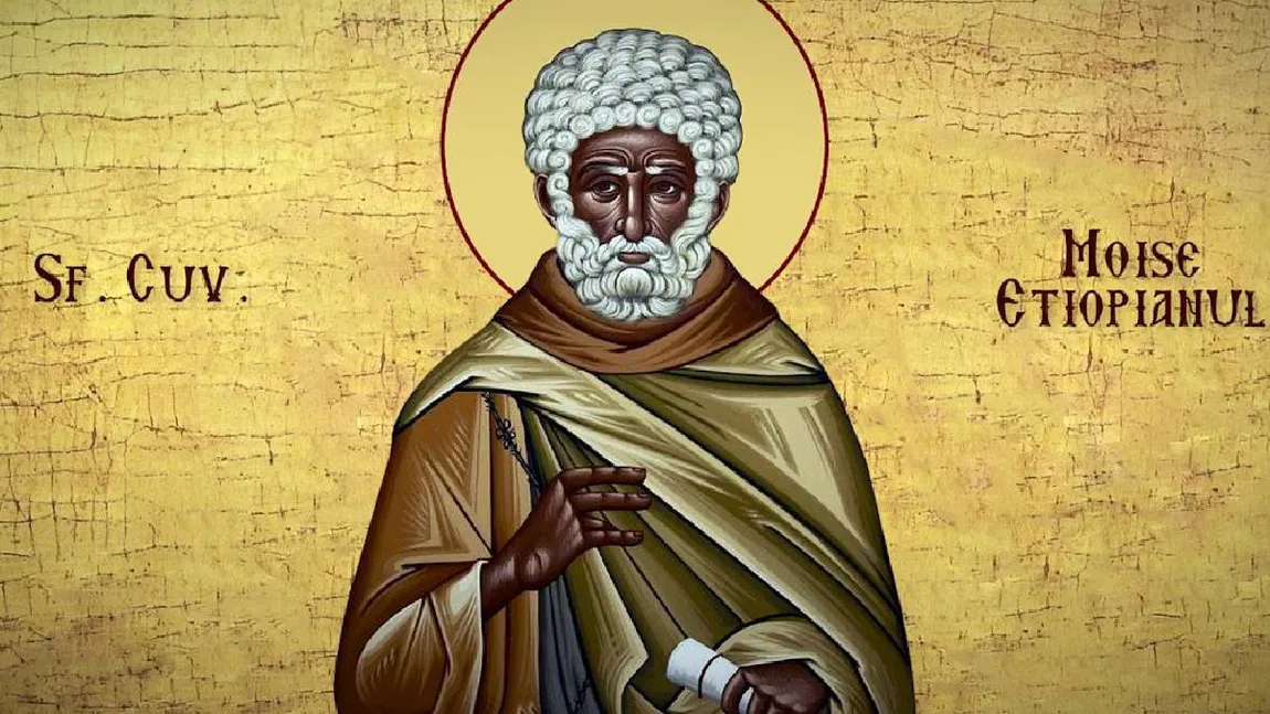 Calendar ortodox 28 august 2021. Sfântul Moise Etiopianul. Rugăciune făcătoare de minuni pentru izbăvire de patimile desfrâului, beției și furtului