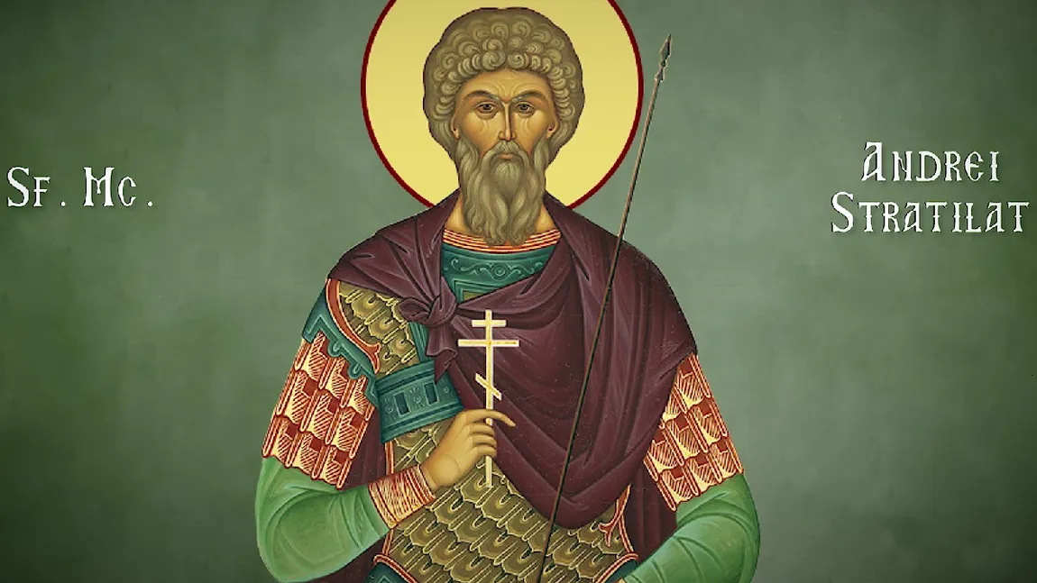 Calendar ortodox 19 august 2023. Sfântul Andrei Stratilat, făcător de minuni. Rugăciune grabnic ajutătoare care te întărește în fața necazurilor