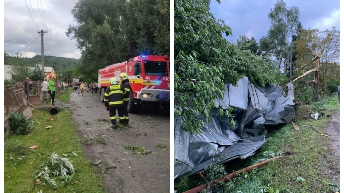 Tornadă în estul Slovaciei. Vântul a bătut cu viteză de circa 200 km/h