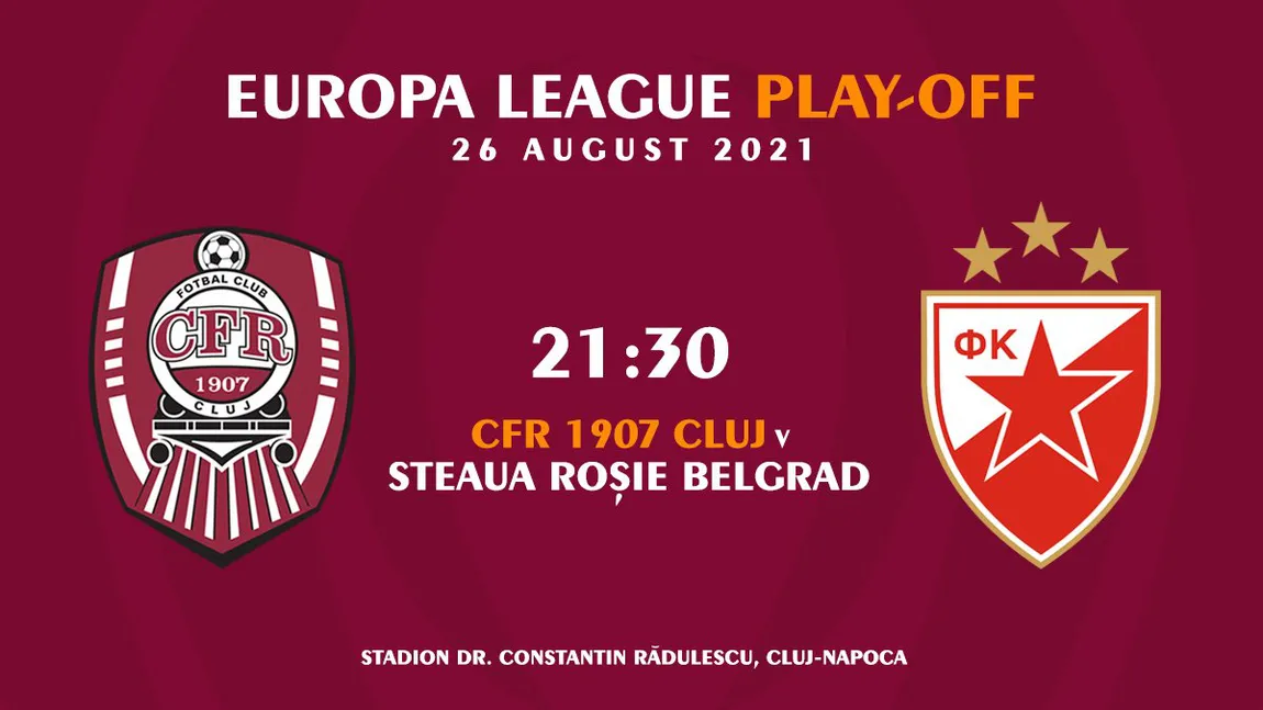 CFR CLUJ - STEAUA ROŞIE BELGRAD 1-2. Eliminare cu dublă înfrângere din Europa League