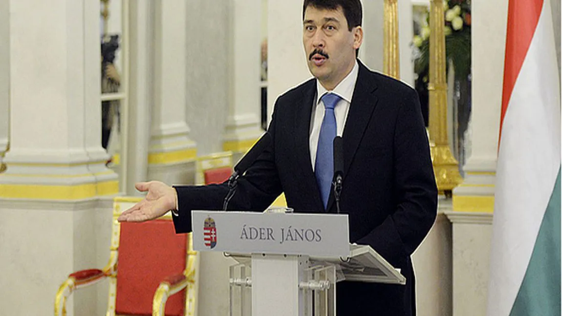 Preşedintele Ungariei face acuzaţii grave. Jansen Ader compară anexarea Crimeei de Rusia cu Tratatul de Trianon: Au fost luate două treimi din teritoriul şi populaţia ţării