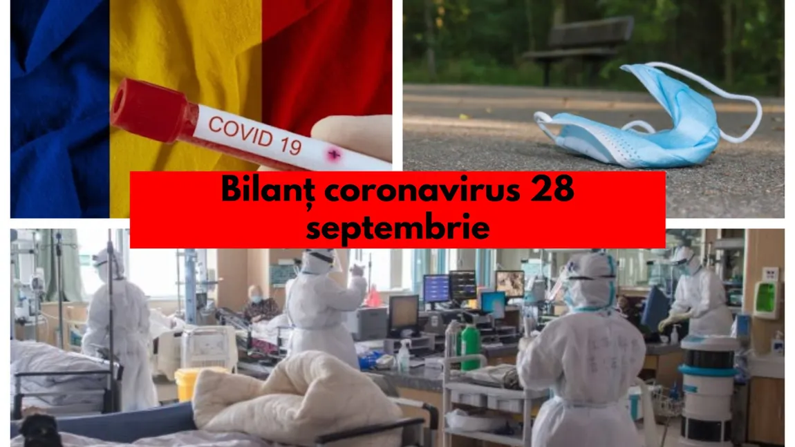 Bilanţ coronavirus 28 septembrie. Peste 11.000 de cazuri noi de coronavirus, record în Valul 4 al pandemiei