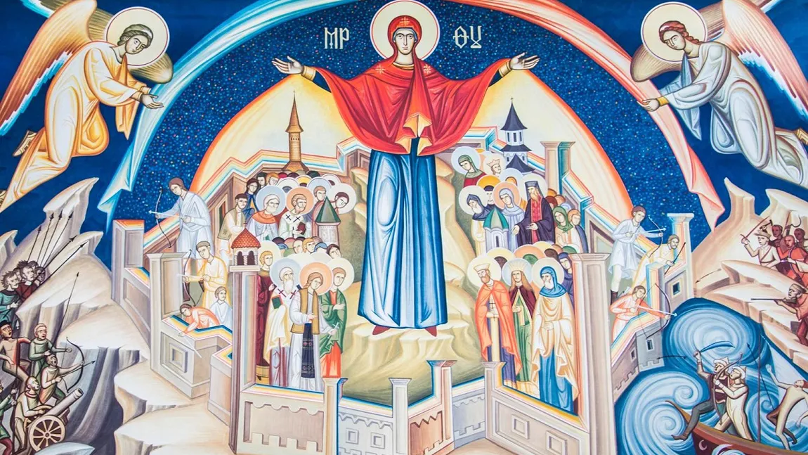 Calendar ortodox 1 octombrie 2023. Cruce roşie: Acoperământul Maicii Domnului. Rugăciune puternică pentru ajutor grabnic la necaz