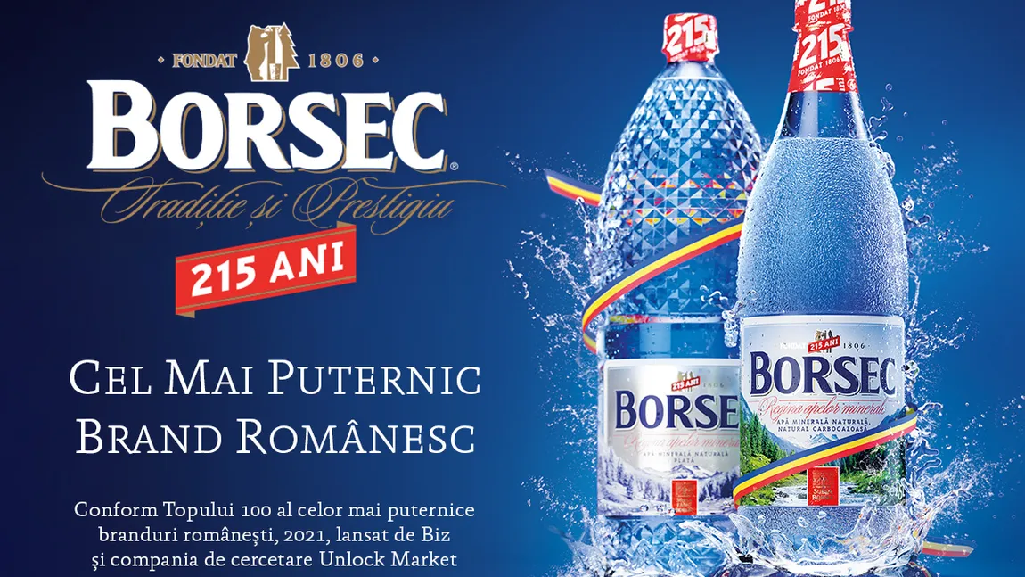 Borsec, cel mai puternic brand românesc