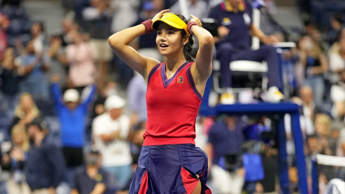 Emma Răducanu scrie istorie la US Open. Este prima jucătoare venită din calificări care va juca finala