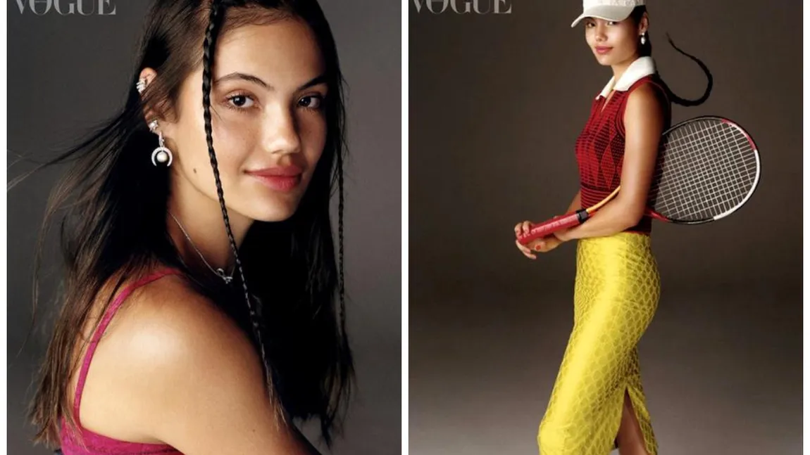 Emma Răducanu, pictorial spectaculos în revista Vogue. Cum a pozat sportiva de origine română