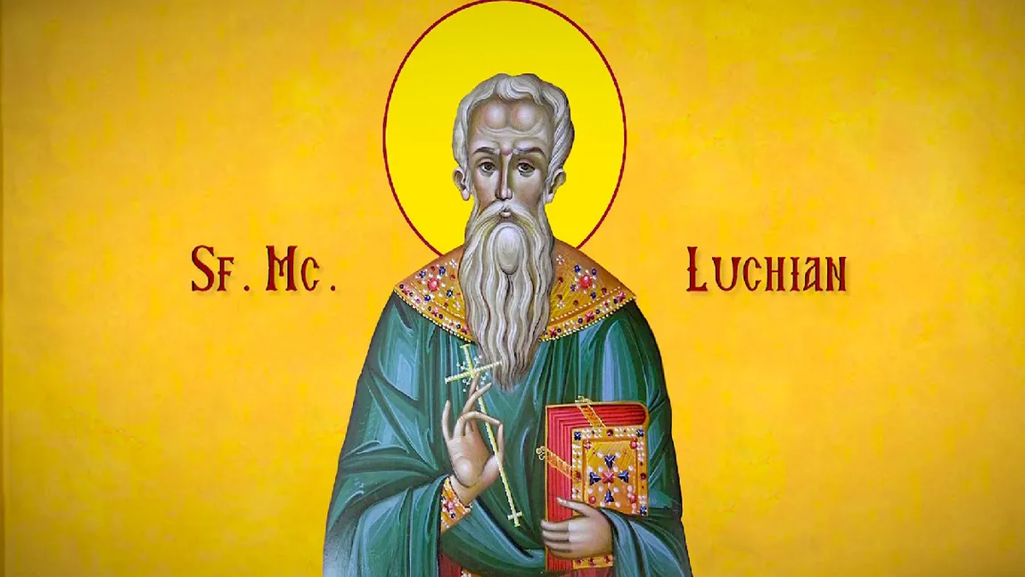 Calendar ortodox 15 octombrie 2021. Sfântul Mucenic Luchian. Rugăciune de ajutor la vreme de necaz şi întristare