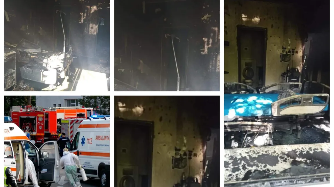 Primele imagini din saloanele ATI arse la spitalul din Constanţa. Unii pacienţi au ars de vii, alţii intoxicaţi. Şeful ISU: Au fost şi aici identificate nereguli, aspecte tehnice şi organizatorice