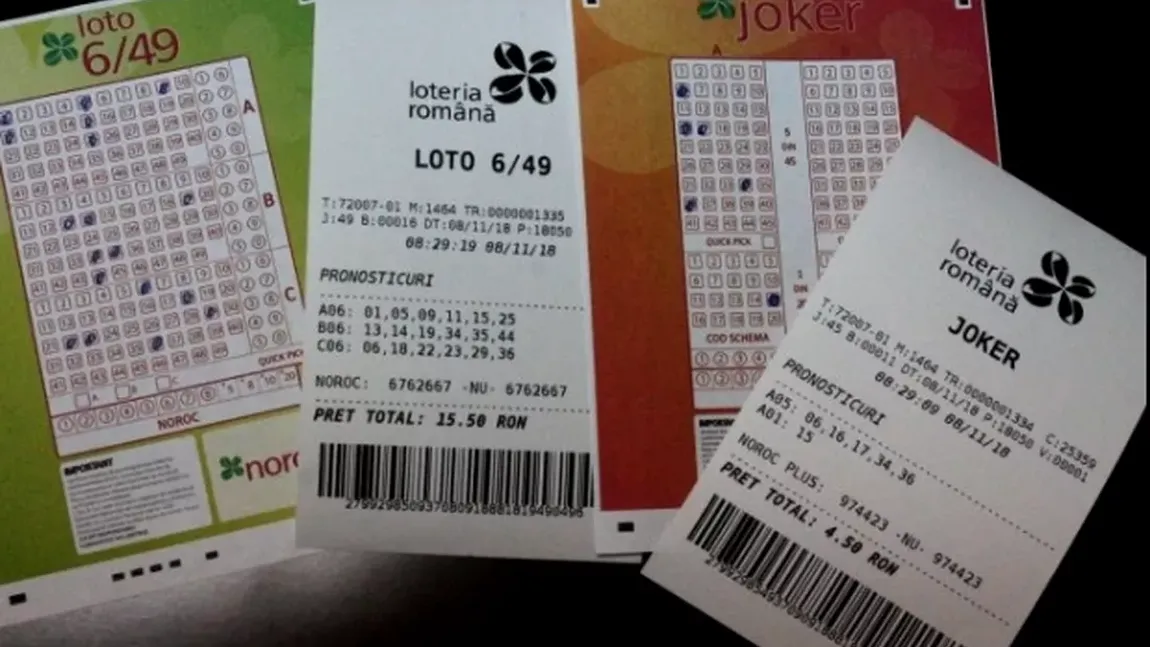 REZULTATE LOTO 17 OCTOMBRIE 2021. Numere Loto 6/49 şi Joker