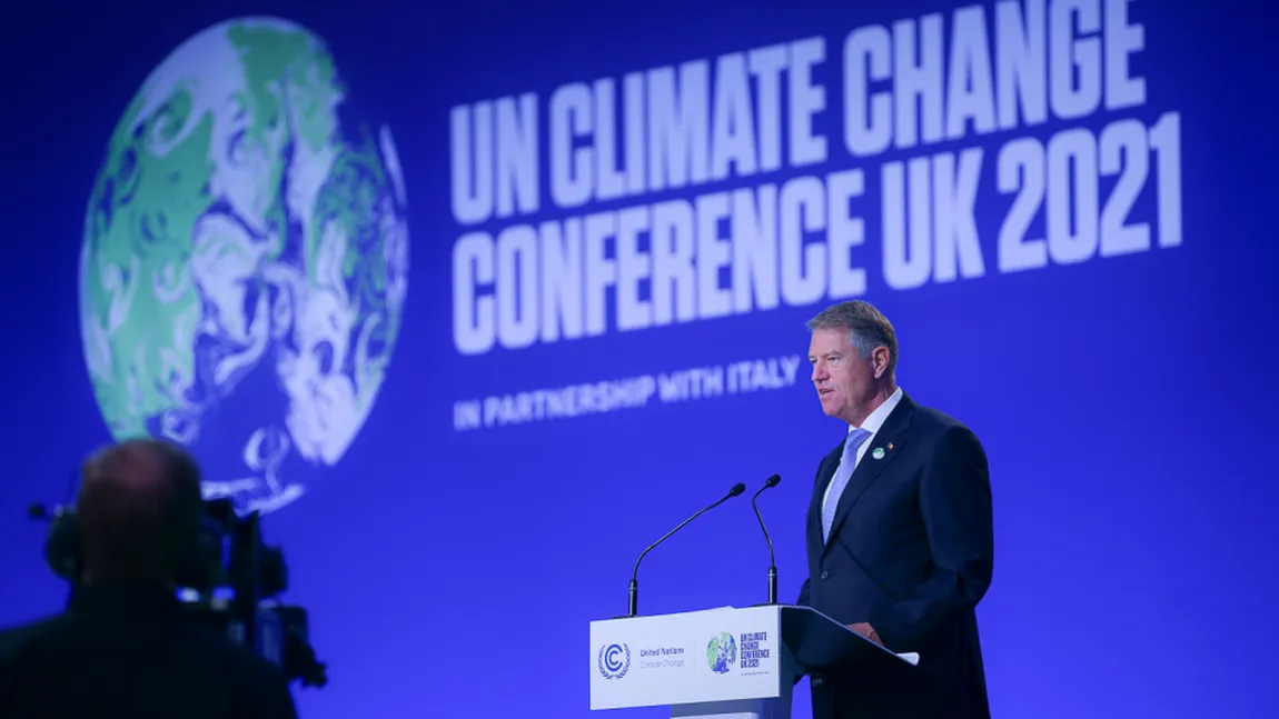 Klaus Iohannis, la conferinţa ONU privind schimbările climatice. 