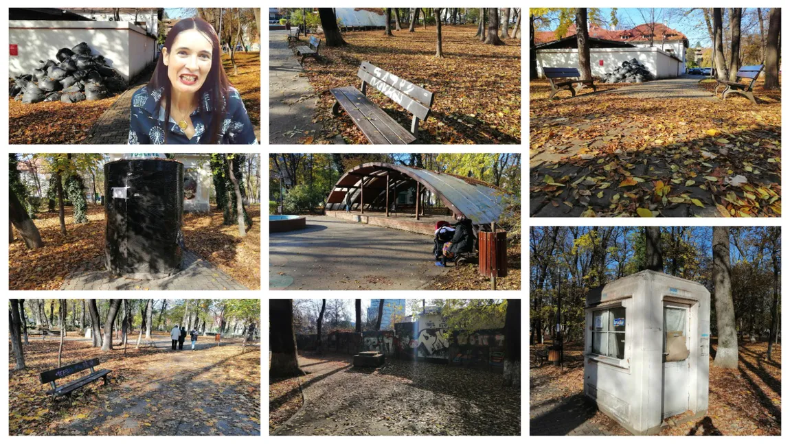 EXCLUSIV | Imagini dezolante din parcul Kiseleff la un an de când Clotilde Armand a preluat Primăria Sectorului 1. Nu există toalete funcţionale, aleile sunt nemăturate, iar băncile sunt pline de găinaţ