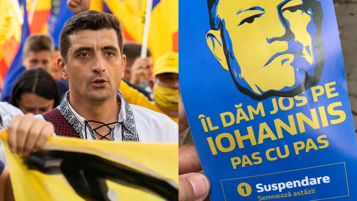 AUR demarează procedura de suspendare a lui Klaus Iohannis. George Simion: 