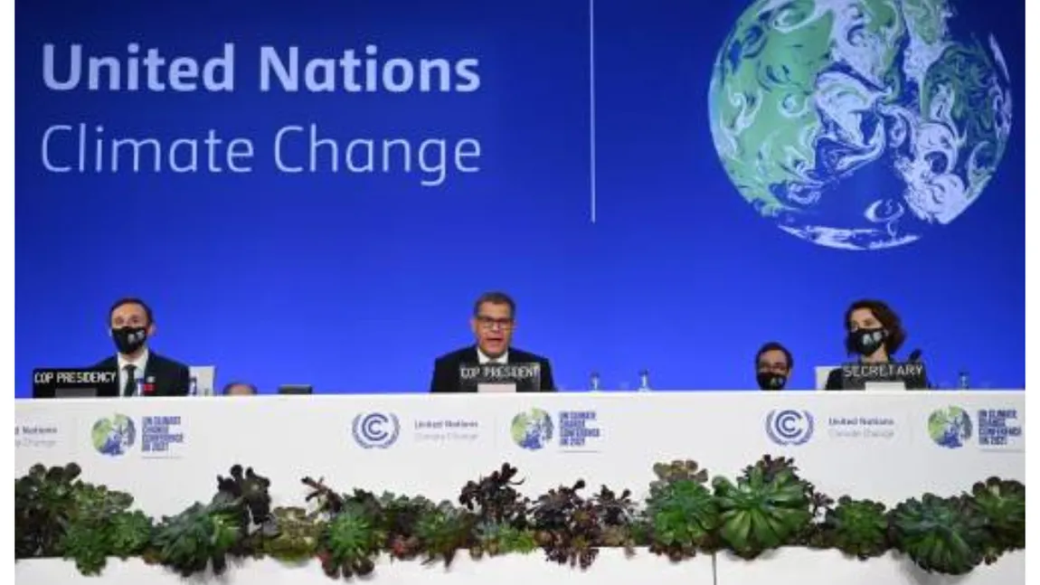 COP26 s-a încheiat cu adoptarea Pactului Climatic de la Glasgow, semnat de 197 de ţări