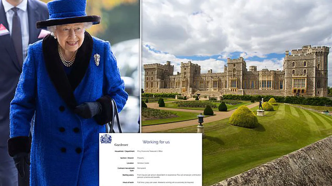 Regina Elisabeta a II-a caută grădinar, salariul este de aproape 2.000 de euro pe lună. Cine şi-a dorit vreodată să lucreze la castel, are acum ocazia să aplice pentru job