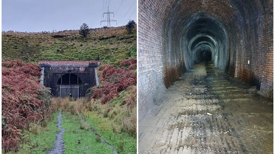 Imagini spectaculoase din interiorul unui tunel abandonat. Ce au găsit înăuntru cei care au forţat intrarea