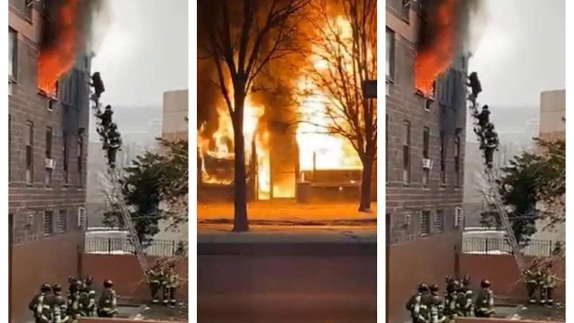 Incendiu violent într-un bloc din New York: 19 morţi, dintre care 9 copii VIDEO