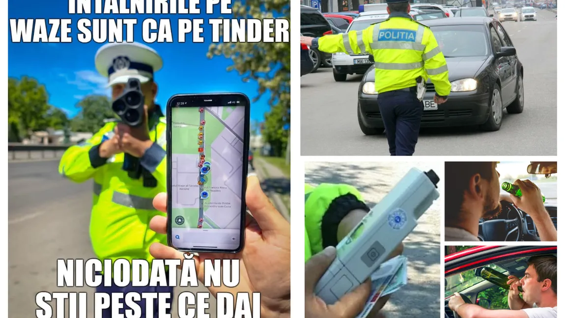 Şofer oprit de poliţist: 