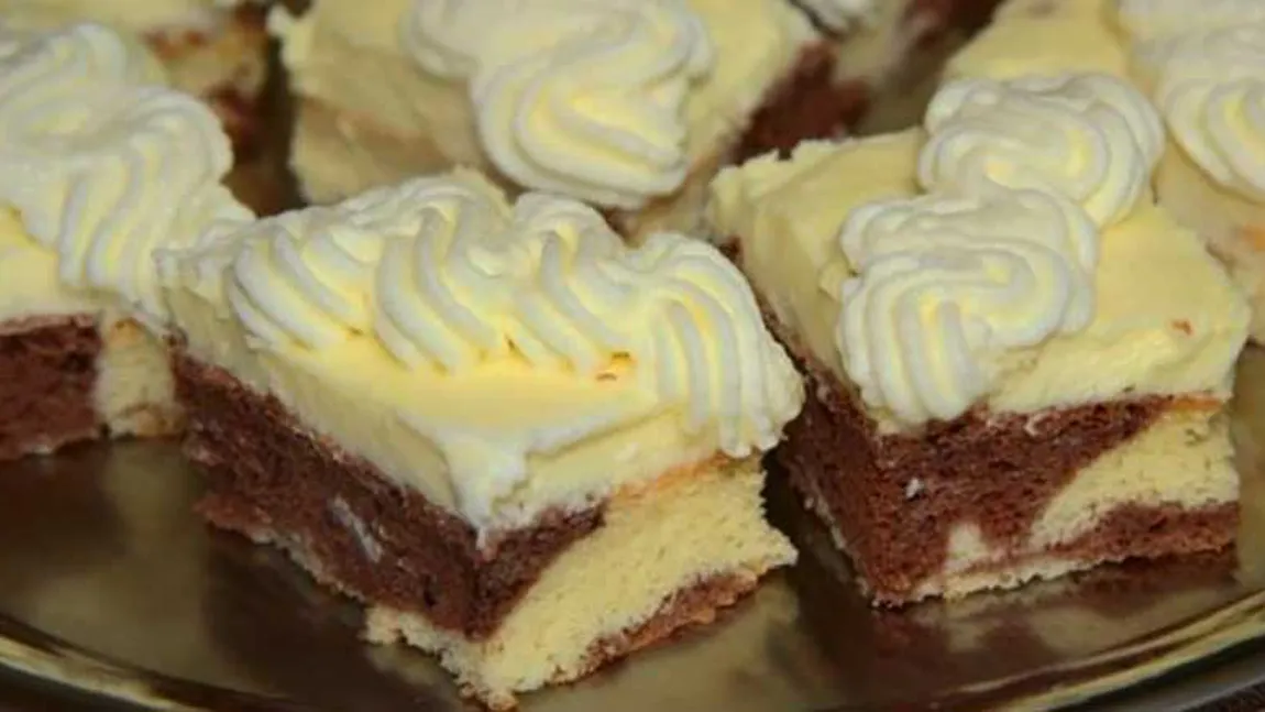 Prăjitura Pufoşica, un desert după care amatorii de dulciuri se topesc. Pe cât de gustos, pe atât de aspectuos
