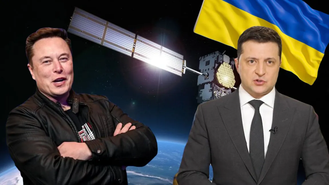 Elon Musk a anunţat că reţeaua de sateliţi Starlink e deja activă deasupra Ucrainei