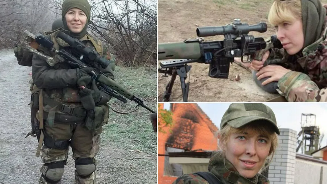 Olena, femeia-lunetist care a băgat spaima în soldaţii lui Putin. A doborât 10 inamici şi este gata să revină pe front