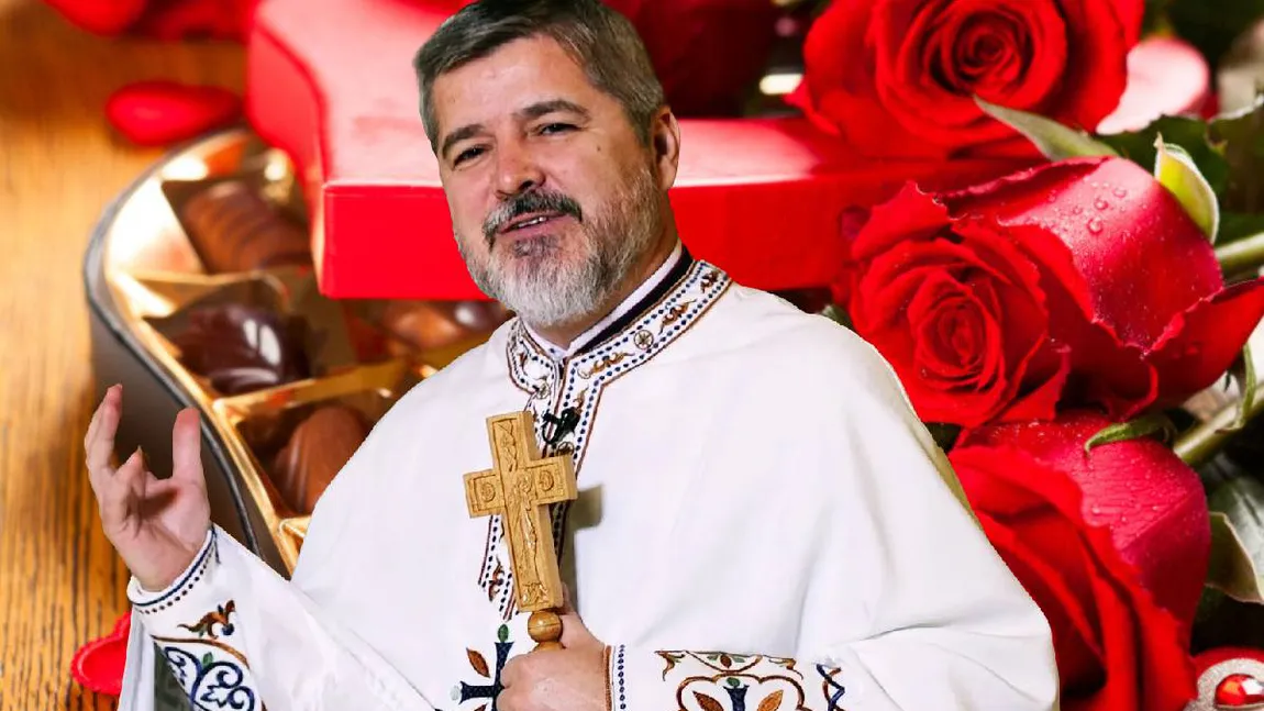 Preotul Vasile Ioana explică de ce sărbătorirea Sfântului Valentin de către cuplurile necăsătorite este un păcat uriaş: 