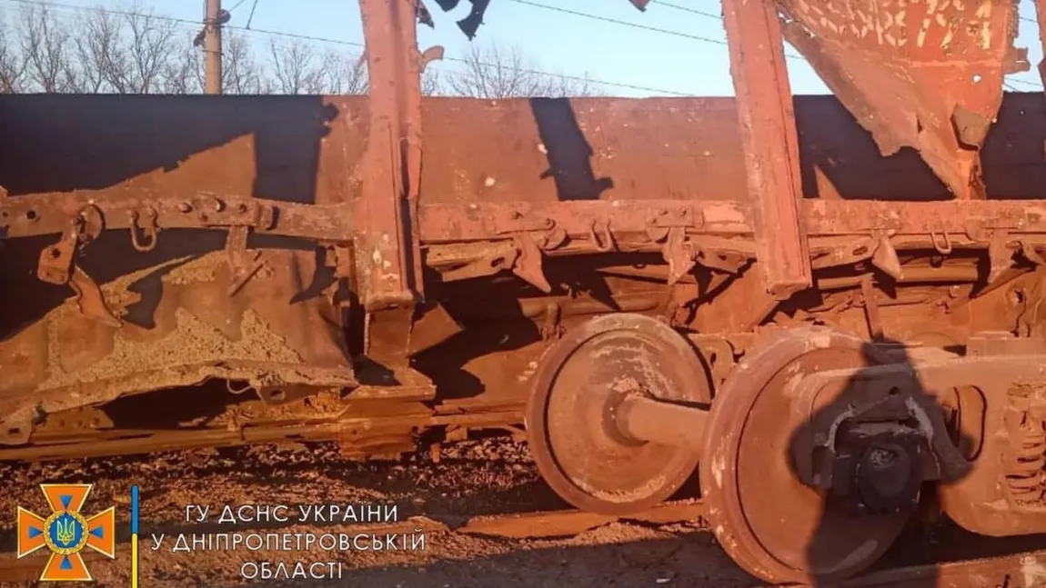 O gară din Ucraina, atacată cu rachete VIDEO