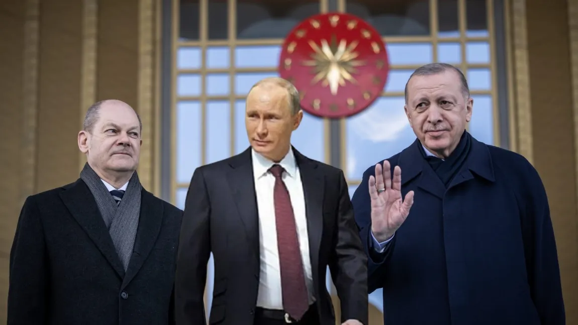 Scholz şi Erdogan, apel comun către Putin pentru încetarea focului în Ucraina: 