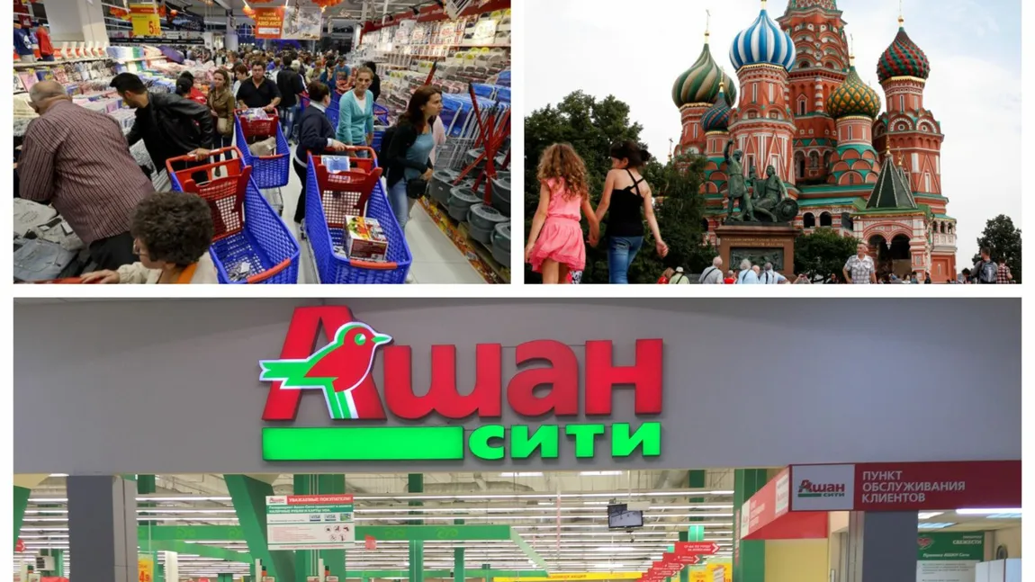 Lanţul de hypermaketuri Auchan refuză să iasă de pe piaţa din Rusia: 