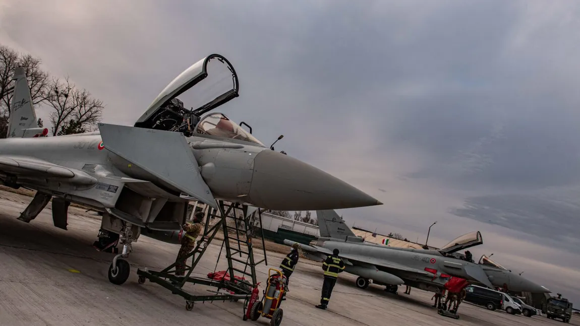 Italia trimite mai multe avioane militare în România din cauza războiului din Ucraina